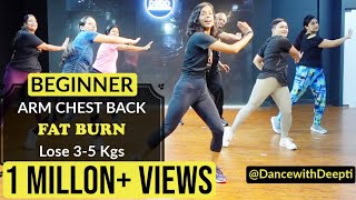 30mins DAILY - ARMS + CHEST + BACK Workout | Easy Exercise to Lose weight 3-5kgs #dancewithdeepti