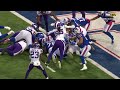 bills fumble at their own goal line u0026 vikings score miracle td