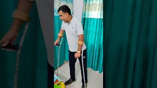 Beginners guide- walking tips #motivation #How to walk with artificial leg #Disability #ytshorts