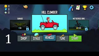 Hill climb Racing - Gameplay Walkthrough | Part 1