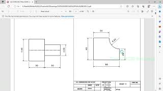 AutoCAD Beginner Practice Drawing -02 | Tamil |