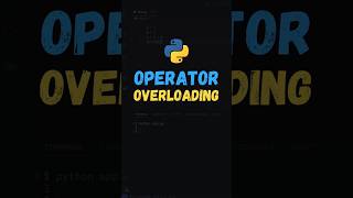 Operator Overloading in Python #python #coding #pythonlearning #pythonprogramming #pythontutorial
