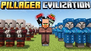 Minecraft But I Survive in PILLAGER CIVILIZATION