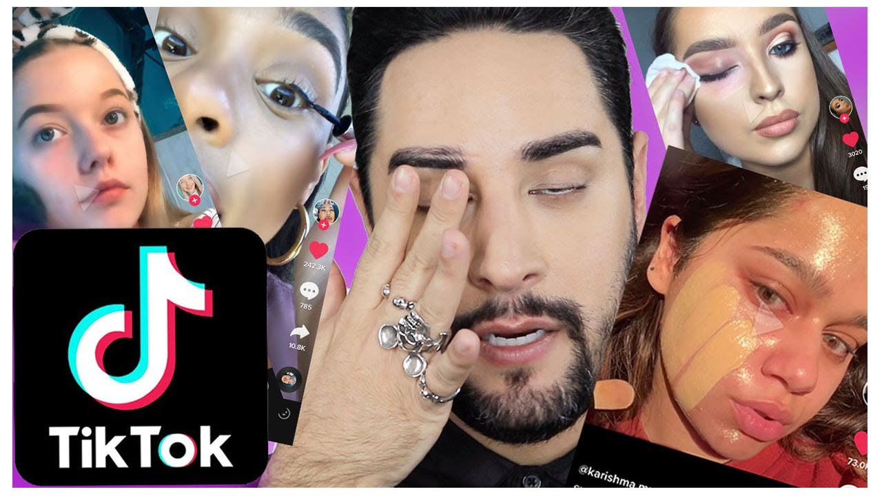 TikTok Makeup Hacks | PRO MUA Reacts #makeup - YouTube