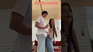 #shorts NICOLE MICOLI: Si vergognava  quanto siamo alti secondo voi 😅