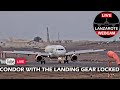 CONDOR PLANE  with the LANDING GEAR LOCKED by LanzaroteWebcam