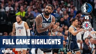 Kyrie Irving (21 points) Highlights vs. LA Clippers | 4/26/24
