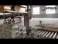 column palletizers for mortar palletizing