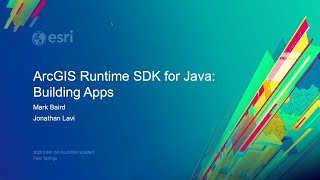 ArcGIS Runtime SDK for Java: Building Apps