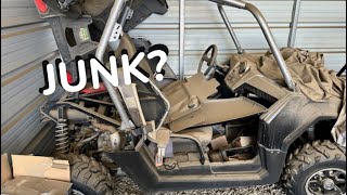 JUNK BARN FIND POLARIS RZR 800.. WILL IT RUN?