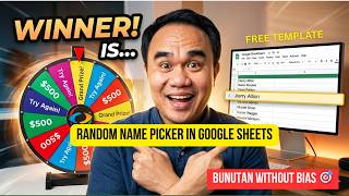 Google Sheets Random Name Picker Tutorial + FREE Template