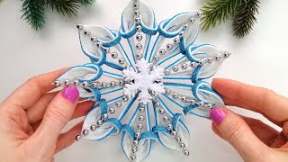 ❄️Snowflake DIY ❄️Christmas Decoration Ideas 🎄 Christmas Ornaments DIY