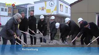 Spatenstich für den Erweiterunsgbau der Beruflichen Schule Rottenburg