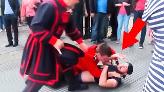 Royal Guard Teaches Cheeky Tourist A Lesson