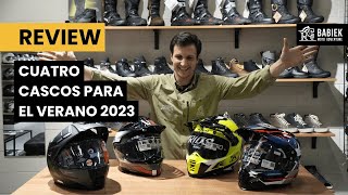 REVIEW ✅ Cascos de aventura para el verano ☀ Comparamos varios modelos de cascos de moto 🏍