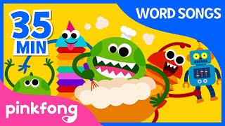 Word Songs | Canciones de Palabras en Inglés | Aprender Inglés para Niños | +Recopilación | Pinkfong