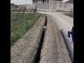 sheep gets stuck in trench ditch jumps with audio