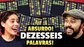 O TERMO foi longe demais! DEZESSEIS PALAVRAS para acertar! Este é o SEDECORDLE