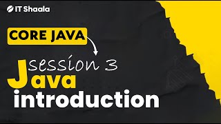 Session 3 - Java Introduction
