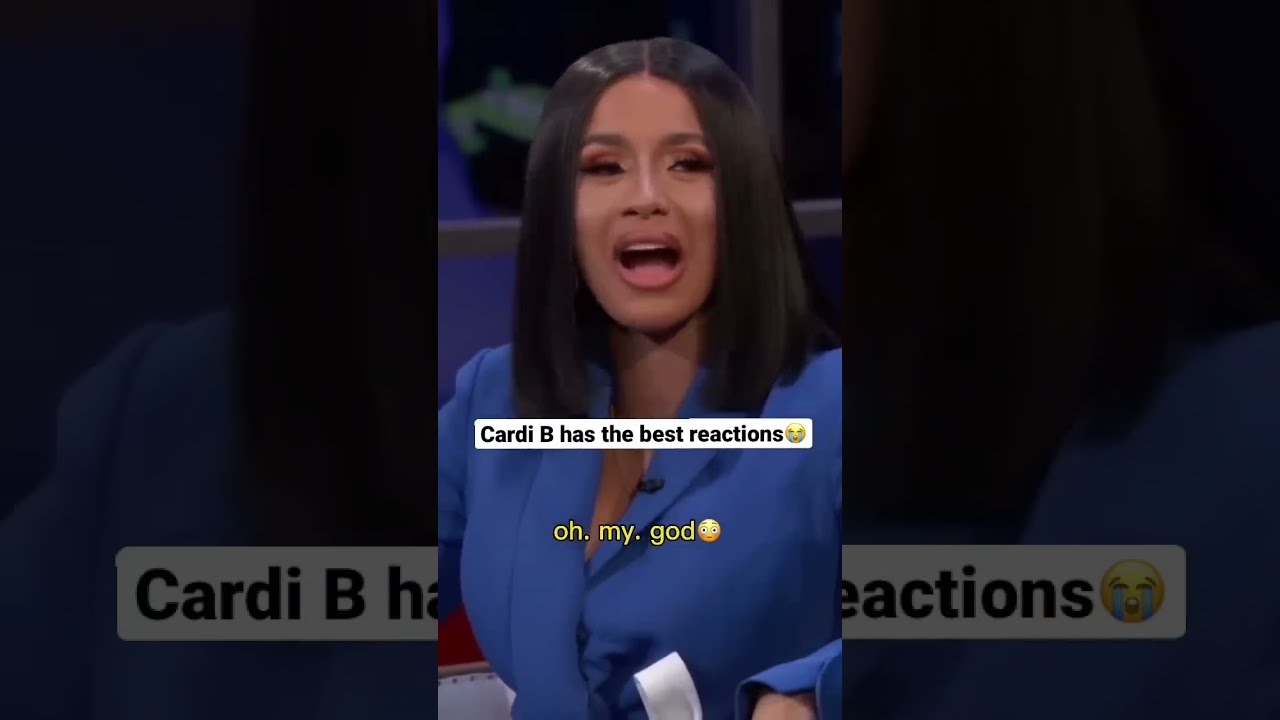 Cardi B Funniest Interview Reaction #cardib #wap #music #interview # ...