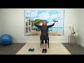 at home chair workout cardio u0026 strength training 7 day program day 6