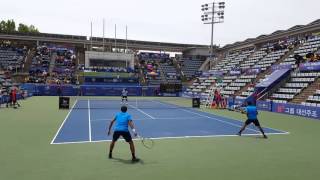 [Cort level view]LEANDER PAES \u0026SAM GROTH