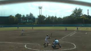 2020.8.30　西条高校野球部　練習試合　鳴門戦での宇治村ホームラン