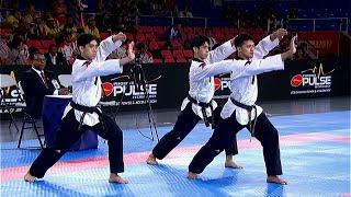 Team PH snagged the GOLD MEDAL in the recognized men's poomsae event | 2019 SEA Games