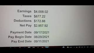 Mclane Driver In Training | Making All This Money Net Pay $2,957.92 2 Week Paycheck #RLCTV