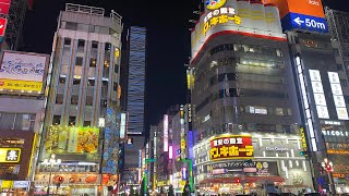 土曜日の新宿駅から歌舞伎町経由新大久保周辺