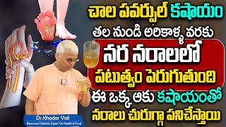 శరీరంలో ఉన్న నరాలన్నీ ఉక్కులాగా అయిపోతాయి | Kashayalu For Nerves Strength | Khadar Vali