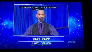 Jeopardy, intro; Ken’s back????? - Dave Rapp Day 2 (2/14/22)