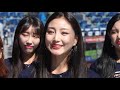 rallydinos 2018시즌 마지막 팬인사_2018.10.7 이애수 윤요안나