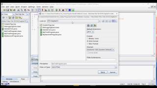 JGrasp window Java Class Template Part 1
