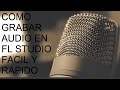 FL Studio Tutorial: Como grabar audio (Con el mixer y con Edison)