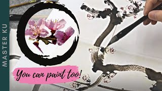 マスター・クーと一緒に10分間絵を描く | Plum Blossom 梅花 : 四君子シリーズ 四君子專輯 (1/6)