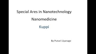 Nanomedicine (Part 1)