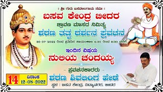 ನುಲಿಯ ಚಂದಯ್ಯ  Nuliya chandayya : ಶರಣ ತತ್ವ ದರ್ಶನ : ಬಸವ ಕೇಂದ್ರ ಬೀದರ : ಶಿವಲಿಂಗ ಹೇಡೆ