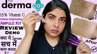 *NEW* Derma Co 15% Vitamin Ampoule Kit Review | Bright Skin In Just 7 Days | Antima Dubey [Samaa]