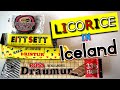 LICORICE TASTING IN ICELAND : Trying Popular Icelandic Candy - Junk Food Reviews