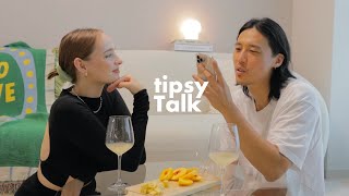 a tipsy talk about Love and Relationships w. my boyfriend 🍷 | Sissel