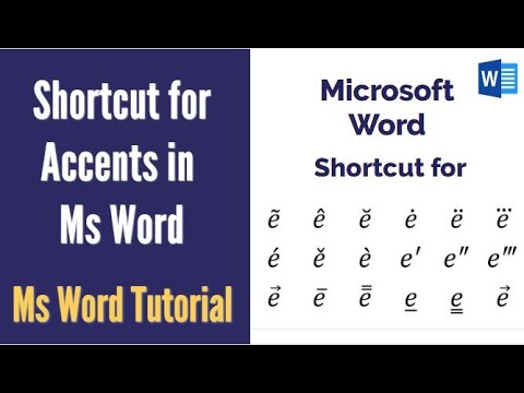 Shortcut for typing vector, arrow, hat, cap, bar, dot, double dot & other accent over letter in Word