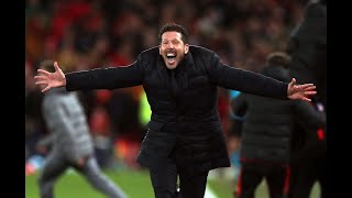 Diego Simeone reactions vs Liverpool