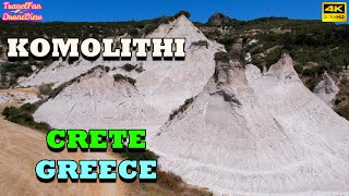 ΚΟΜΟΛΙΘΟΙ🔺KOMOLITHI CRETE 🇬🇷GREECE🇬🇷 by drone【4K】(Subtitles in multi language)by TravelFan DroneView