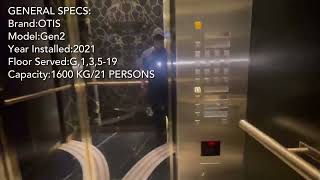 Karl Lagerfield Hotel Macau - Otis Gen2 Traction Elevators