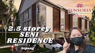 (🔥FREEHOLD) 2.5 storey SENI Residence Sunsuria City! Bare unit property!