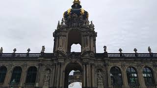 entrance to The Zwinger in Dresden, Germany