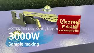 [AKJ-F] 3000W Laser Cutting 4.2mm Aluminum - Shine AccTek Machinery China