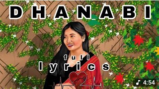 DHANABI (lyrics) | NEW CHAKMA SONG 2025 | FM BRU AND DIMPY CHAKMA