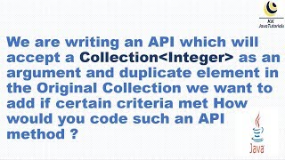 Java scenario based Collection interview Question ? || Java Online Training || Java Interview Ques